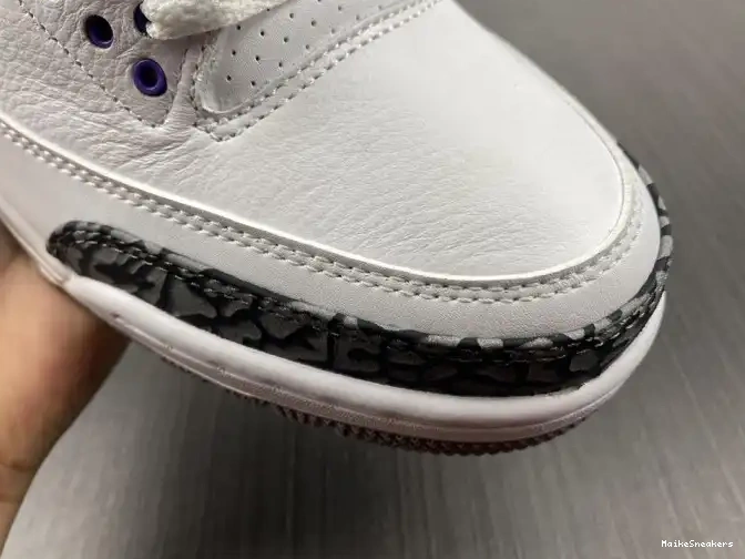 MaikeSneakers Jordan 'Dark Air Retro 3 CT8532-105 Iris' 0509